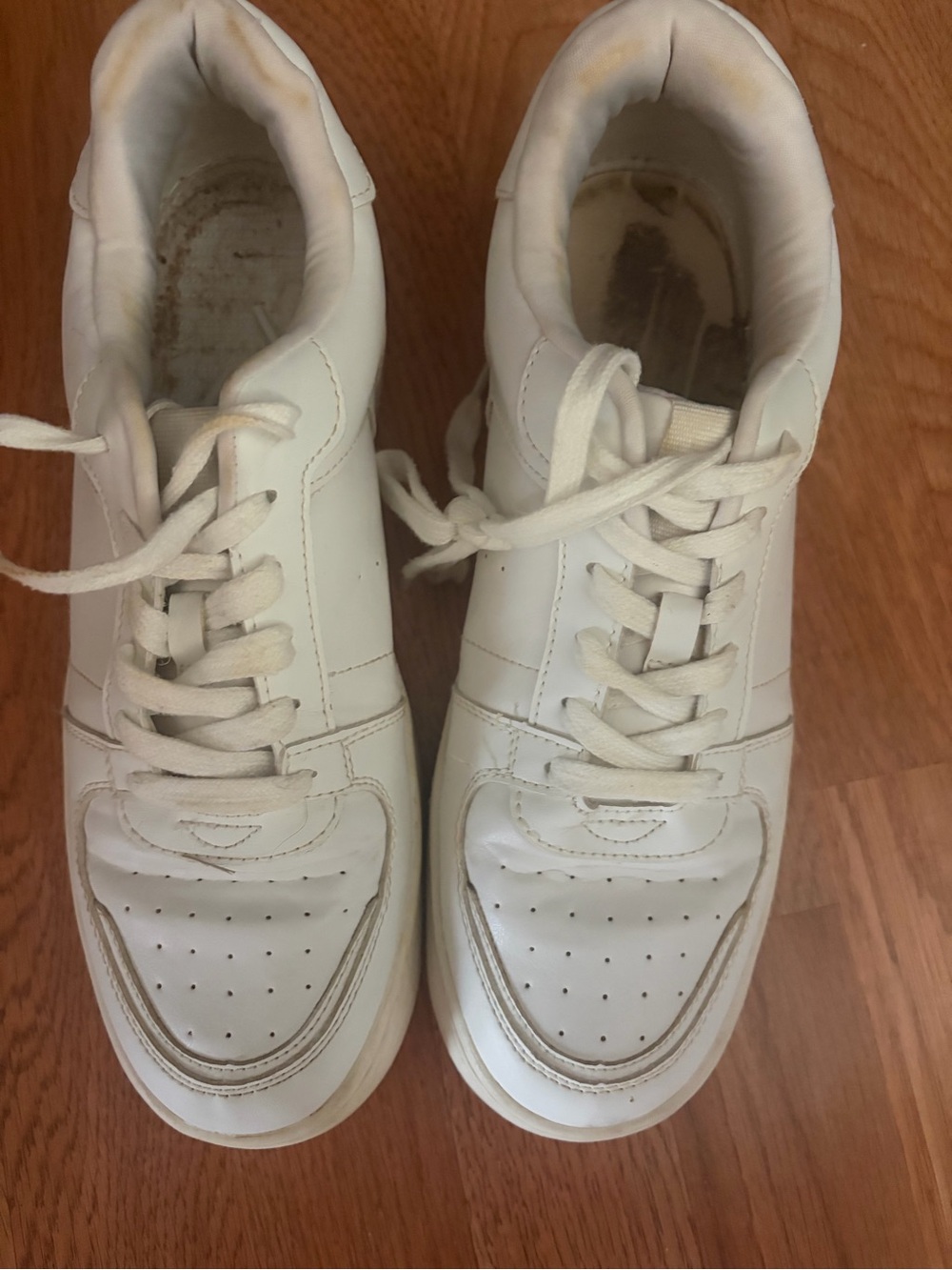 Classic White Leather Sneakers